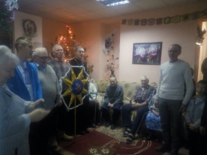 08 січня до мешканців відділень стаціонарного догляду сіл Дідовщина та Малополовецьке.з місією добра завітали гості