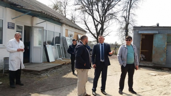 Інспекція будівництва амбулаторії загальної практики сімейної медицини в с.Кожанка