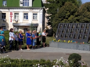 23 серпня відбулось урочисте підняття Державного Прапора України на головну щоглу міста.