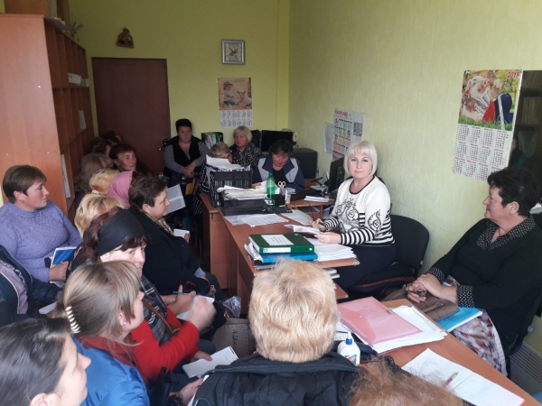 25 вересня директор територіального центру соціального обслуговування (надання соціальних послуг) провела семінар &ndash; нараду з соціальними робітниками.