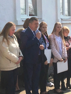 19 квітня в Мотовилівському закладі ЗСО І-ІІ ступенів відбувся захід вшанування воїнів АТО/ООС.