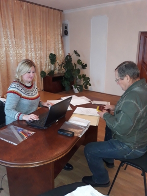 28.11.2019 року гол. спец. відділу прийому громадян управління соціального захисту населення Фастівської РДА здійснено прийом громадян на віддаленому робочому місці в с.Борова.